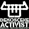 The demoscene activist logo